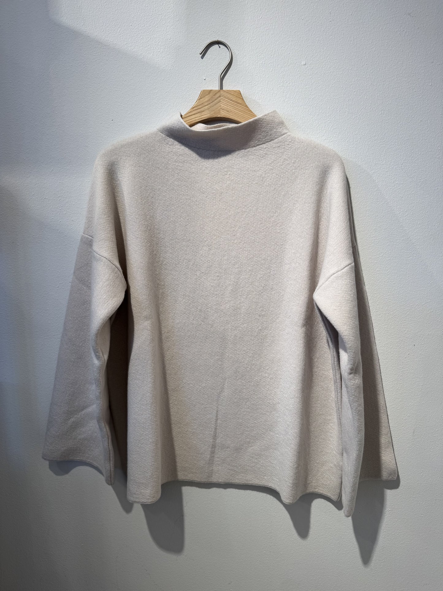 LA SALLE RAISED NECK SWEATER