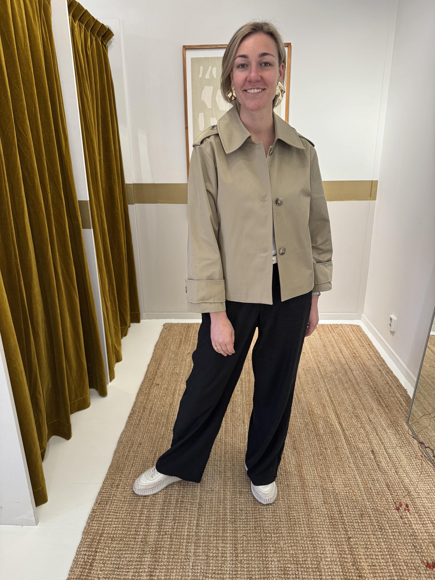 CLUB L'AVENIR MYA'CL KORTE TRENCHCOAT