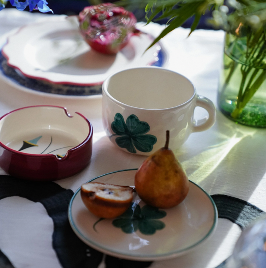 ANNA + NINA CAPPUCINO MUG CLOVER