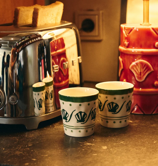 ANNA + NINA SEAGRASS SHORE COFFEE CUP