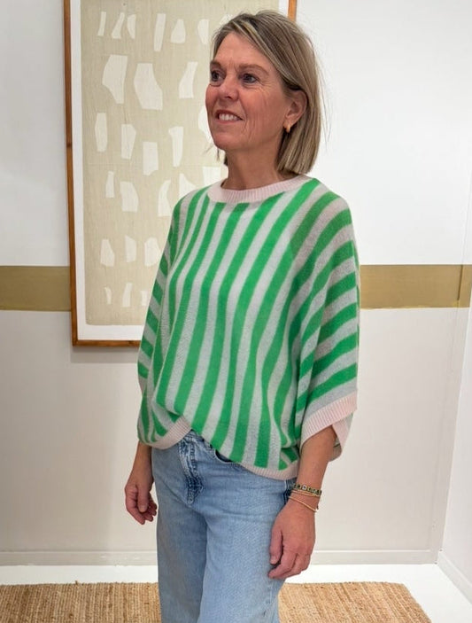 ABSOLUTE CASHMERE GESTREEPT