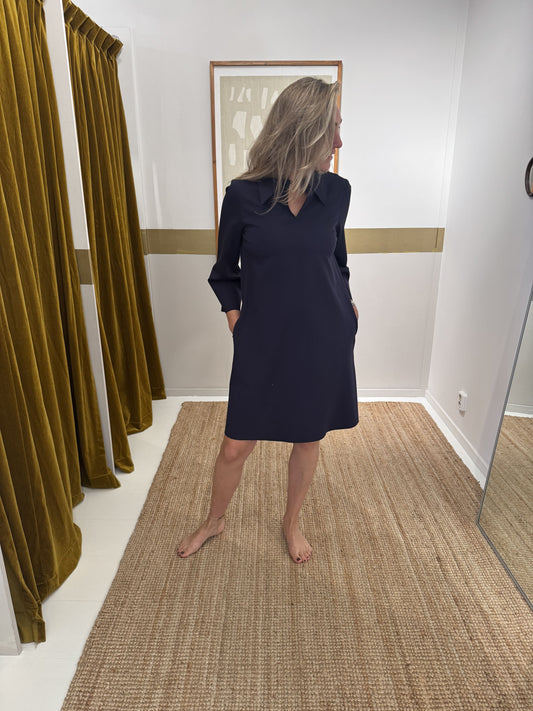 LA SALLE PUNTO COLLAR DRESS